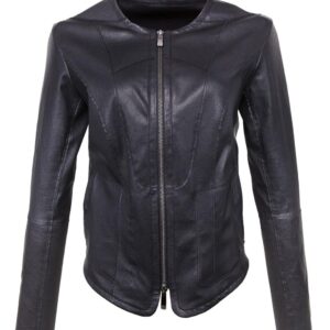 Women’s Black Leather Jacket