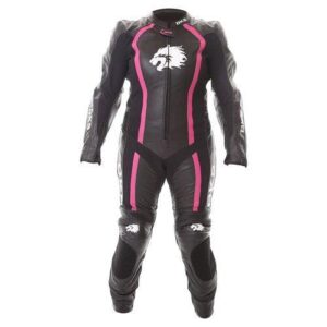 Women All Black Moto Suit