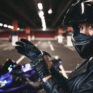 Touchscreen Compatible Leather Gloves