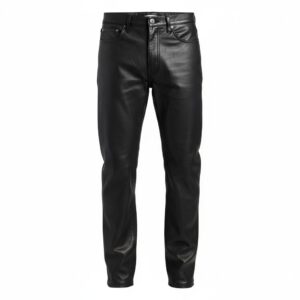 Men’s Black Leather Pants